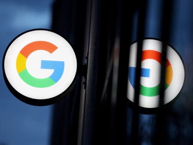 the logo for google is seen at the google store chelsea in manhattan new york city u s november 17 2021 photo reuters